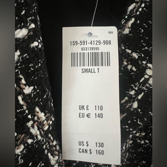 NWT Abercrombie Tweed Blazer mini dress. Size small Tall. - Picture 1 of 3